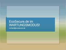 Tablet Screenshot of ecosecure.de
